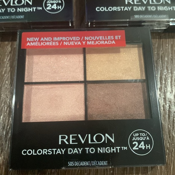 Revlon Colorstay Day to Night Brown Eye Shadow Quad 505 DECADENT. Set of 3. New! - Picture 2 of 3